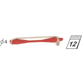 WAŁEK DO TRWAŁEJ PEŁNY-CZERWONY Ø 4 (12SZT)    ! NEW